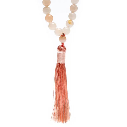 Mala Rose Aventurine | 108 Beads + Tassel & Gift Bag
