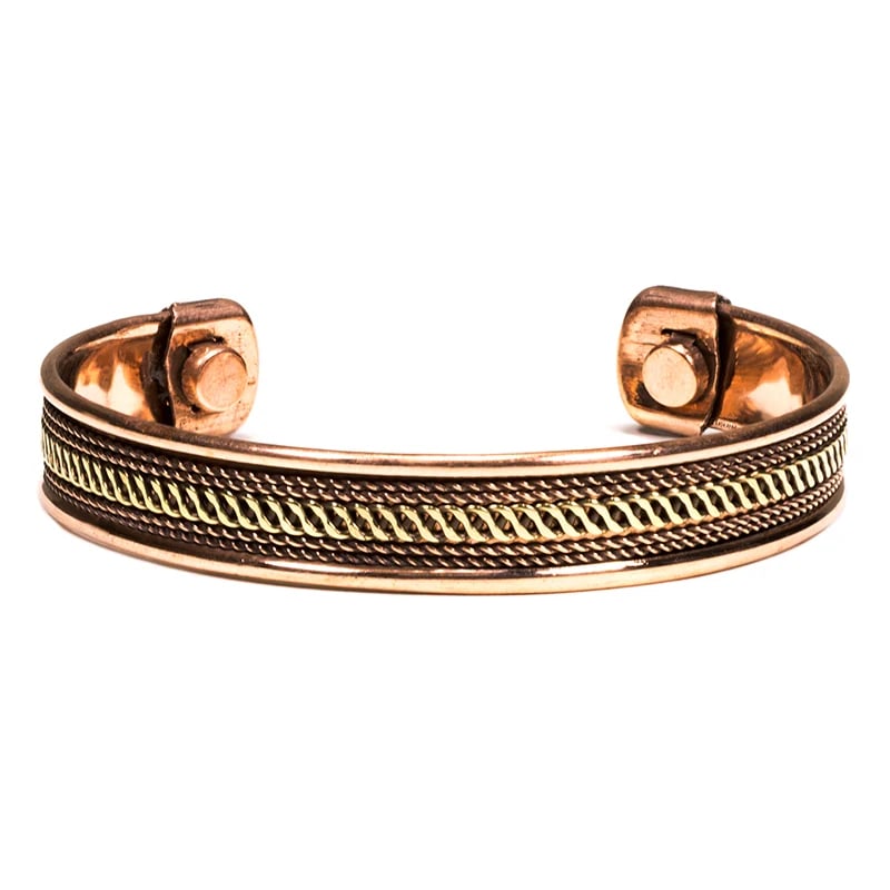Copper Magnetic Bracelets | Set of 2 | Chakra & Energy Balance