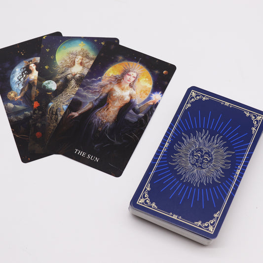 Göttinnen Tarotkarten mit Anleitung – Göttinnen Tarot Deck 78 Karten