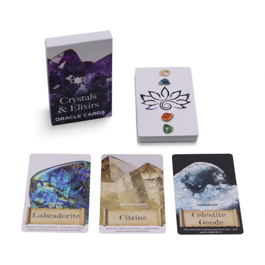 Crystals & Elixirs Oracle Cards | Crystals & Healing Energy | Spiritual Deck