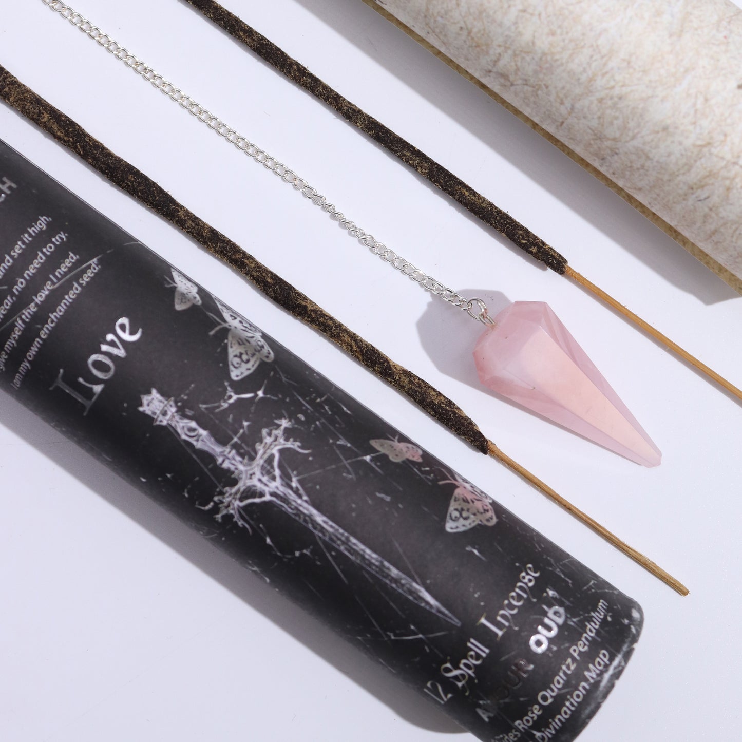 Ancient Witch Spell Incense Love | With Rose Quartz Pendulum | Amstercharmed