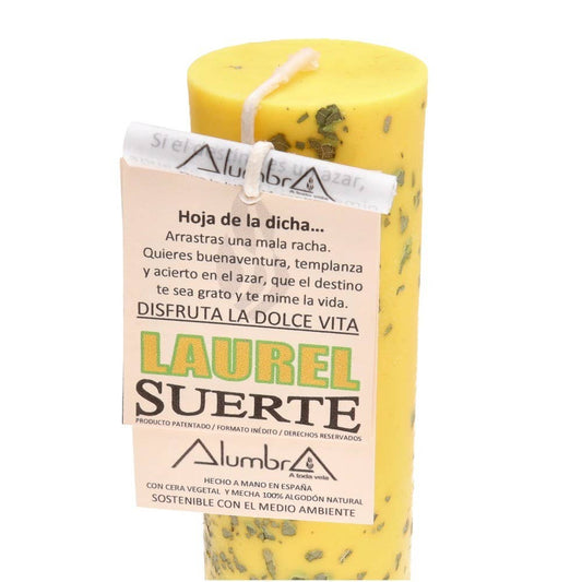 Handgemachte Lorbeerkerze – Glück, Erfolg & La Dolce Vita