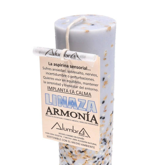Handmade Flaxseed Candle — Harmony, Peace & Inner Balance