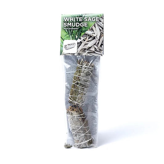 Weißer Salbei Smudge mit Rosmarin | 2er-Set (S) | Amstercharmed