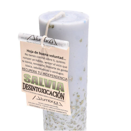 Handmade Soy Candle – Sage & Detoxification