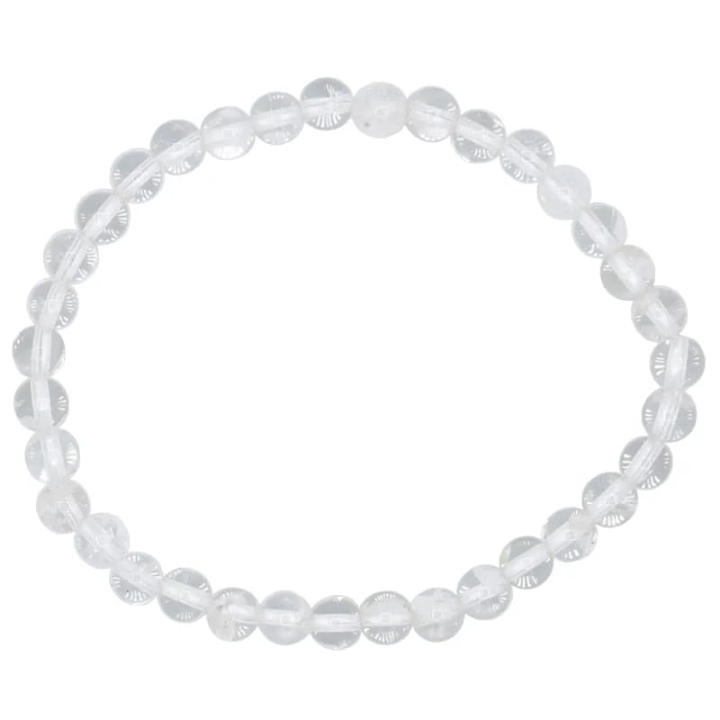 Bracelet rock crystal Bead diameter cm ±0.6