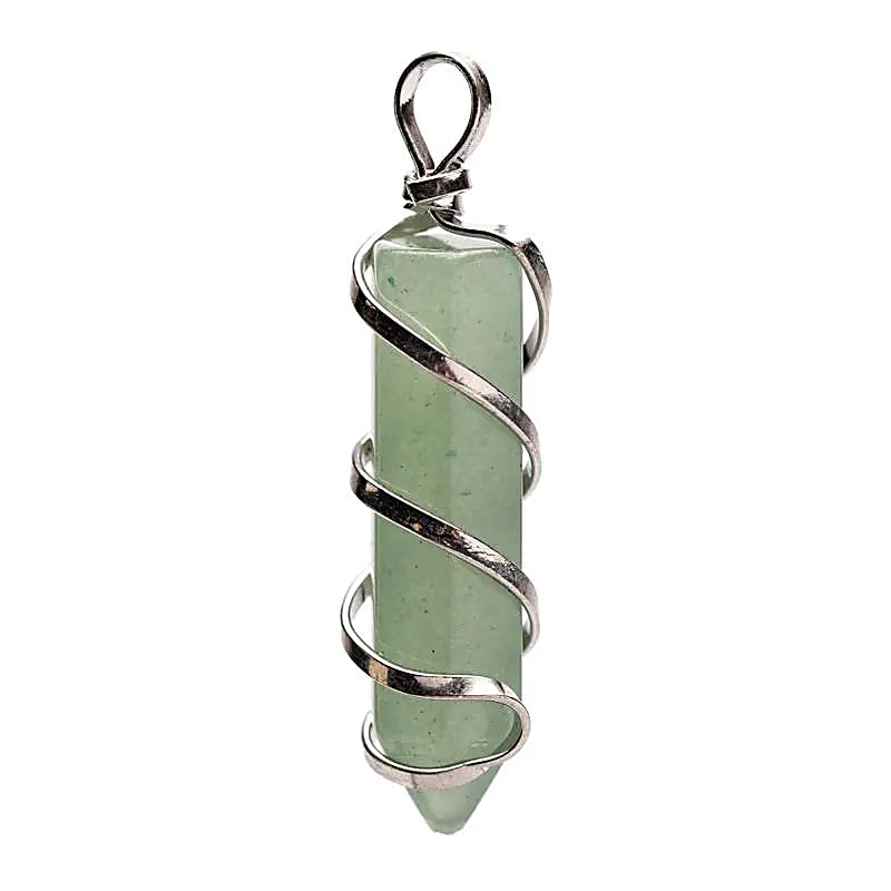 Green aventurine point pendant