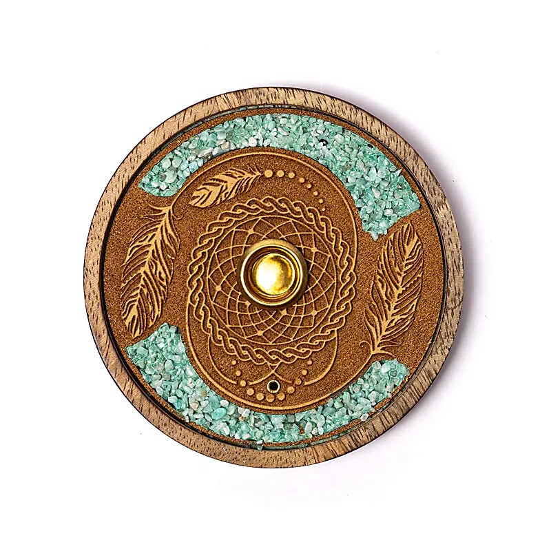 Incense Holder Dreamcatcher | With Amazonite | Amstercharmed