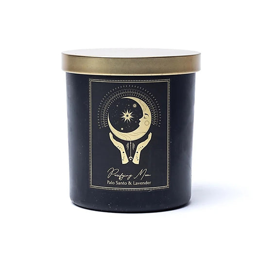 Manifestationskerze Purifying Moon im Glas mit Deckel