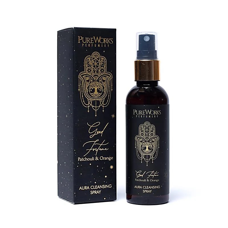 PureWorks Good Fortune – Room Spray with Patchouli & Orange for Luck & Self-Confidence
