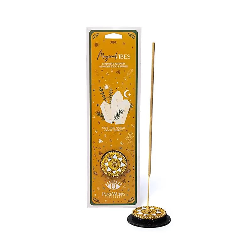 Incense Celestial Magic Magical Vibes + incense burner
