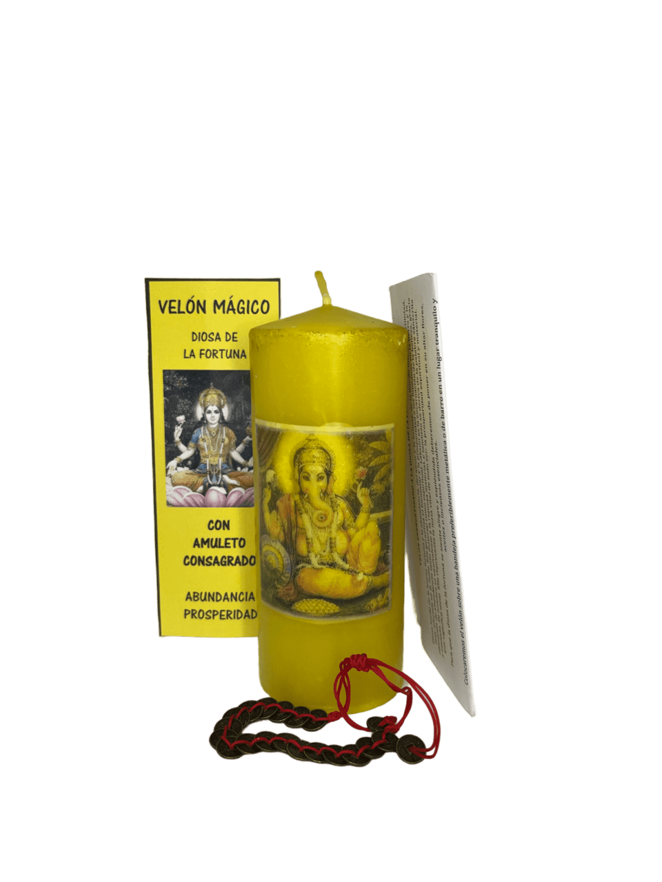 Göttin Fortuna Ritualkerze – Glück, Fülle & Wohlstand