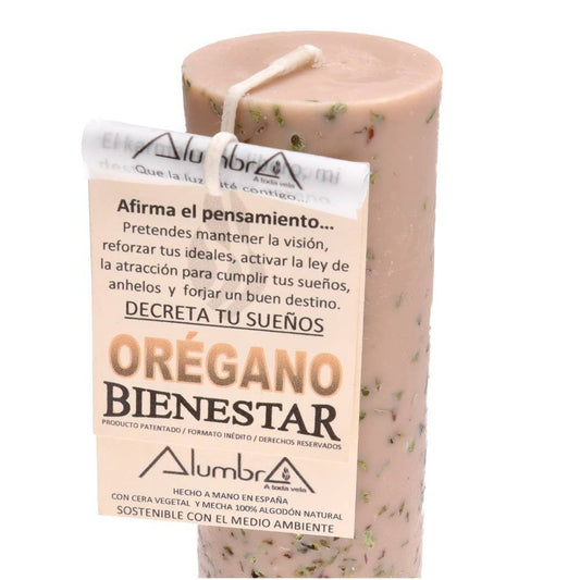Handmade Soy Candle – Oregano & Wellness