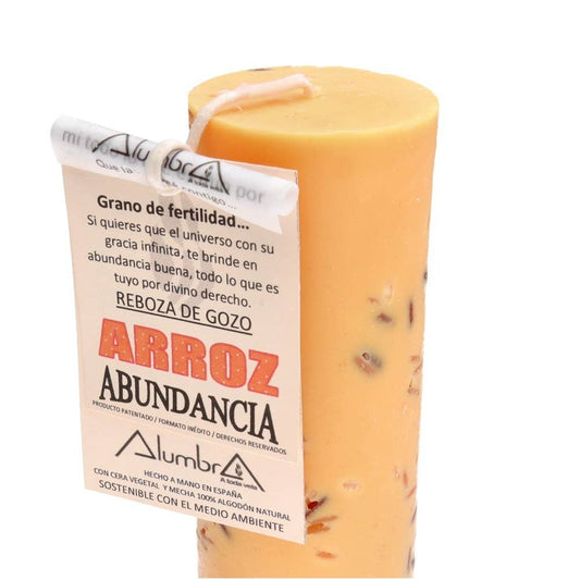 Handmade Rice Candle — Abundance, Fertility & Divine Provision