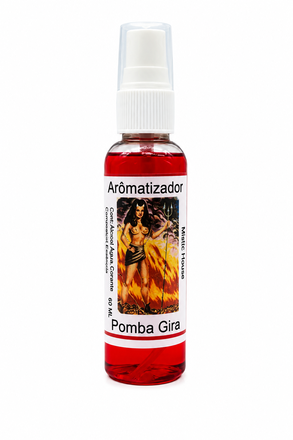 Spray Místic Pomba Gira 60ml – Mystieke Spray voor Liefde, Passie & Vrouwelijke Kracht