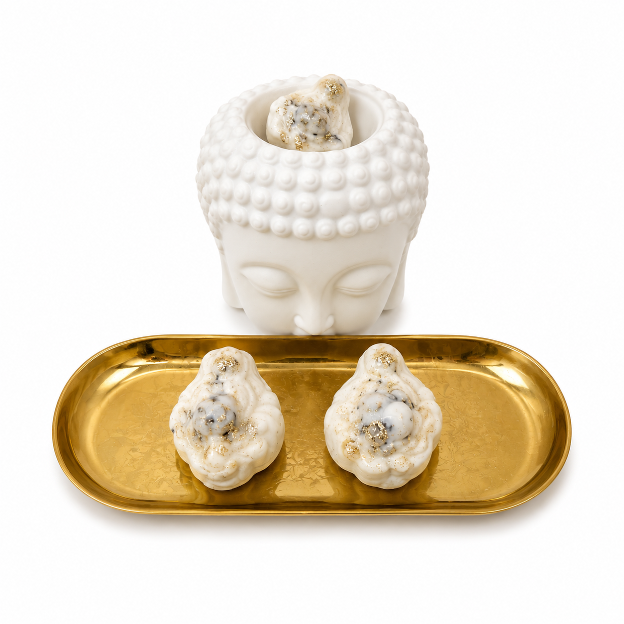 Fortune Favors Me™ 6 Luxe Grote Buddha Wax Melts