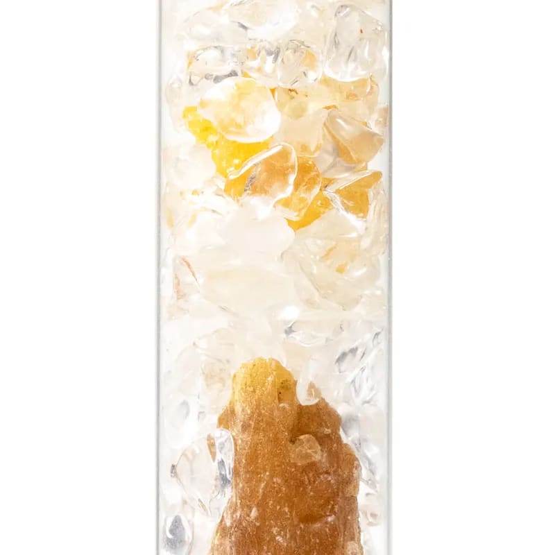 Gemstone Water Wand Skin & Bones – Calcite & Rock Crystal | Skin & Bones
