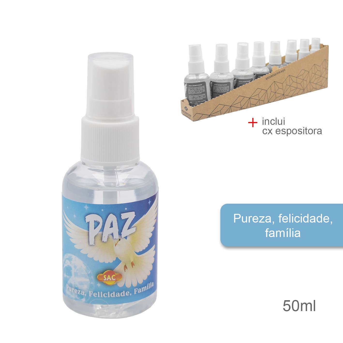 SAC Spray Vrede 50ml – Innerlijke Rust, Harmonie & Conflictoplossing
