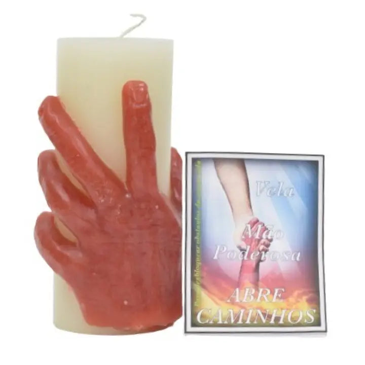 Mächtige Handkerze, die Wege öffnet – Helfende Hand