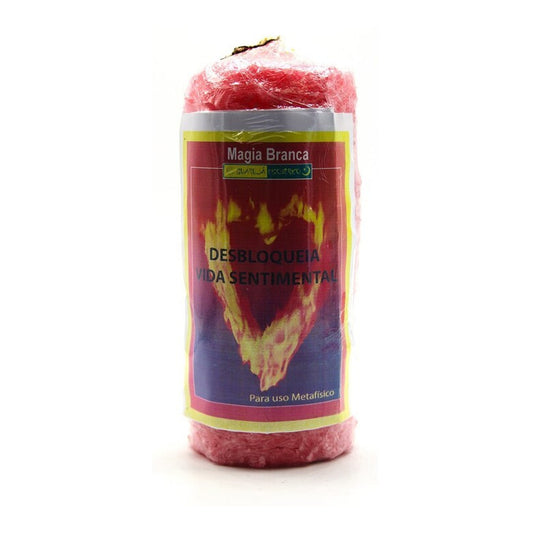 Vela Ervas Desbloqueio de Sentimentos – Kräuterkerze zur emotionalen Befreiung 14x6cm