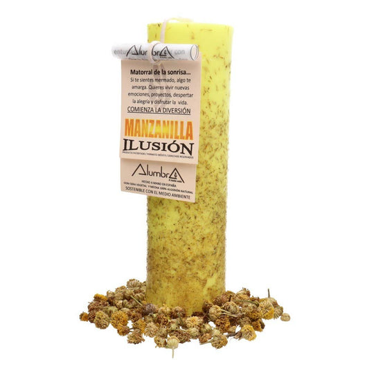 Handmade Chamomile Candle — Joy, Zest for Life & New Illusions