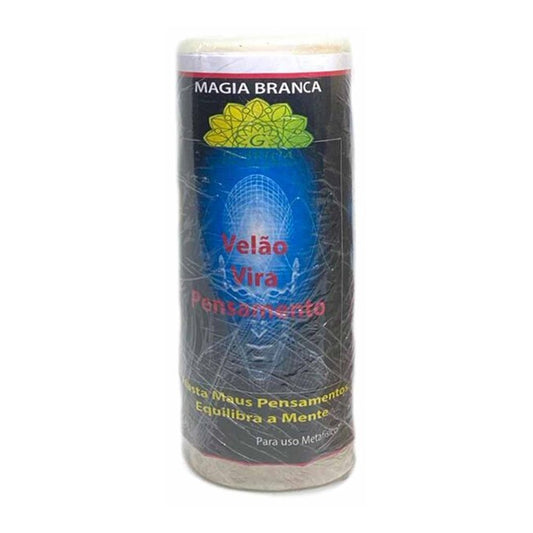 Vela Ervas Vira Pensamento – Kräuterkerze zum Drehen von Gedanken 14x6cm
