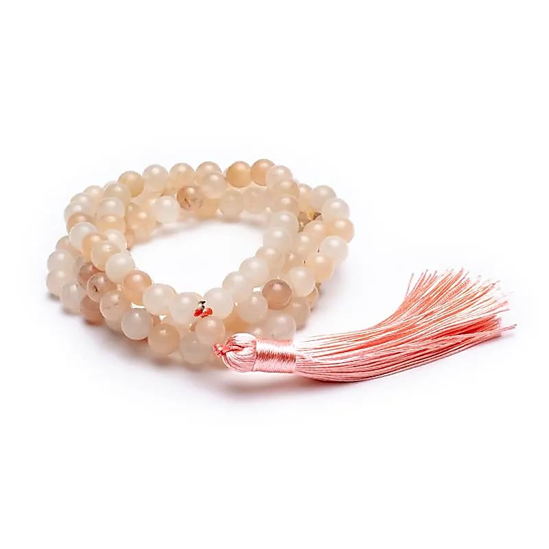 Mala Rose Aventurine | 108 Beads + Tassel & Gift Bag