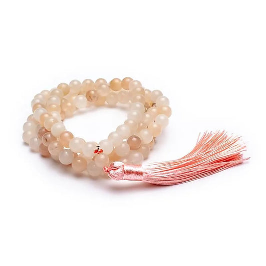 Mala Rose Aventurine | 108 Beads + Tassel & Gift Bag