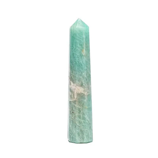 Amazoniet obelisk Afmeting cm ± 7 - 10