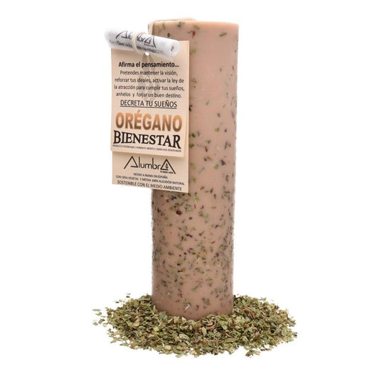 Handmade Soy Candle – Oregano & Wellness