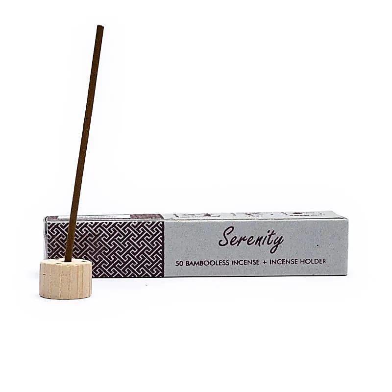 Herbal Incense without Bamboo Serenity | With Holder | Song of India