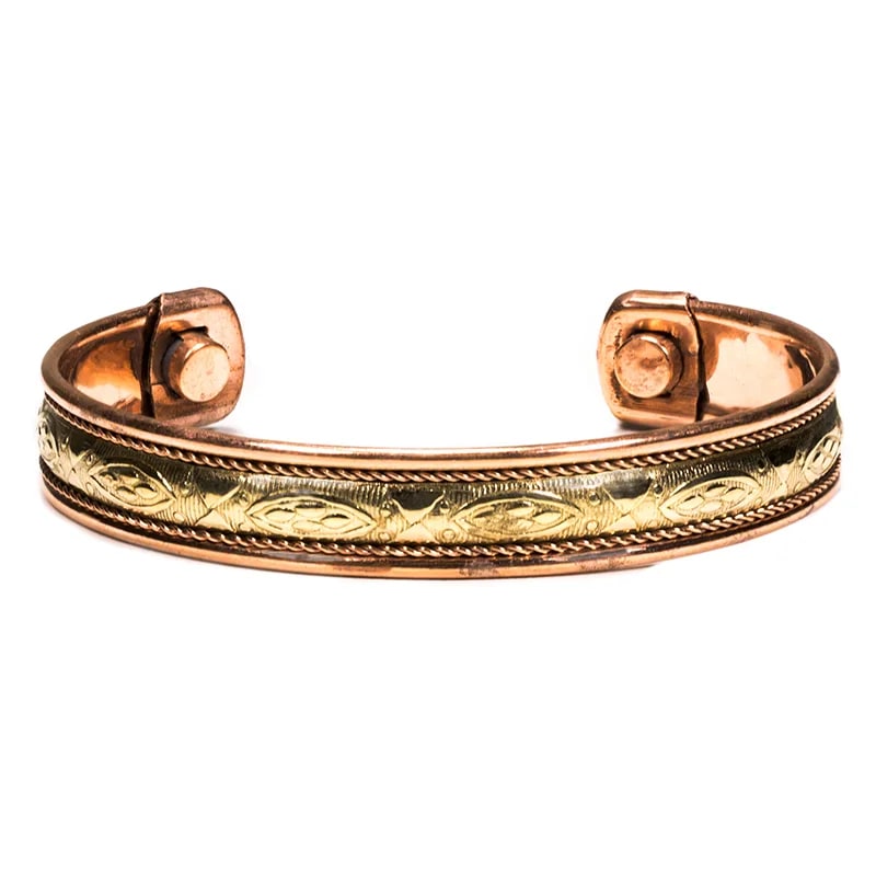 Copper Magnetic Bracelets | Set of 2 | Chakra & Energy Balance