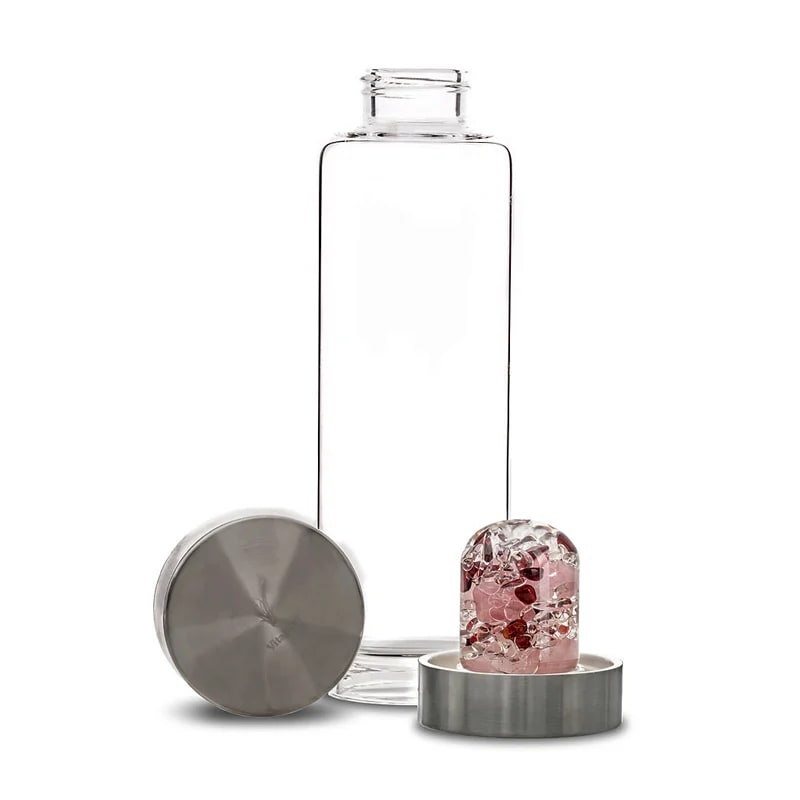 VitaJuwel ViA Love – Gemstone Water Bottle | Love, Passion & Harmony