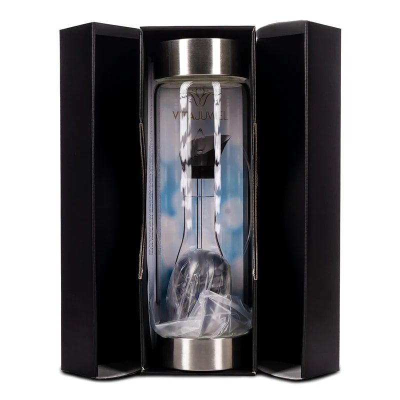 VitaJuwel ViA Love – Gemstone Water Bottle | Love, Passion & Harmony