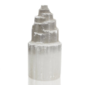 Selenit Turmlampe - Natur - 20 cm