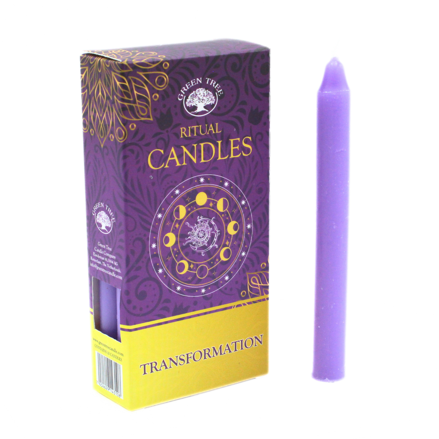 Green Tree Ritual Transformation Kerzen – Set mit 10