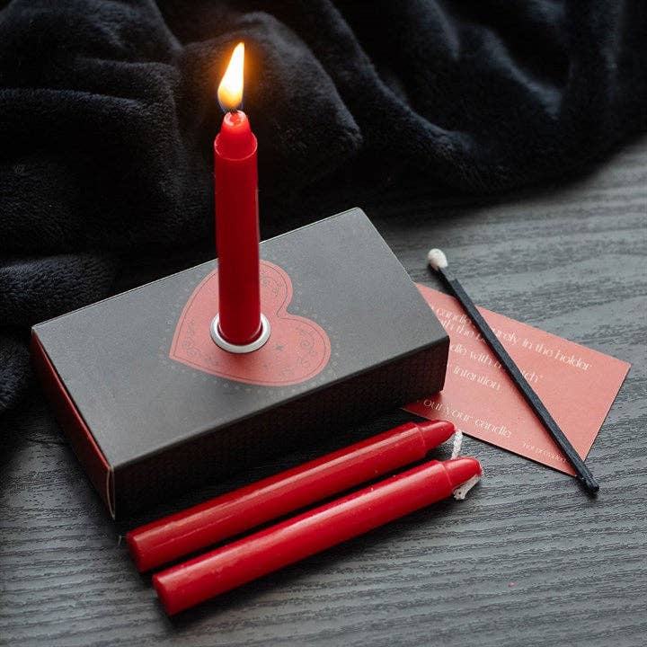 3er-Set Love Spell Kerzen in einer Box