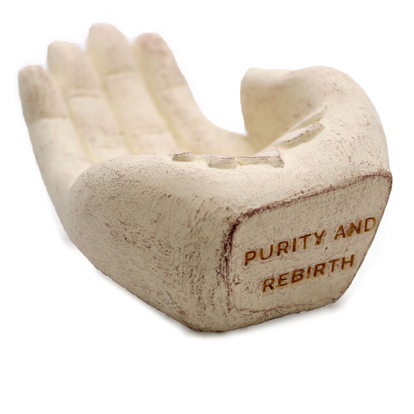 Hand Incense Burner Lotus | White | Amstercharmed