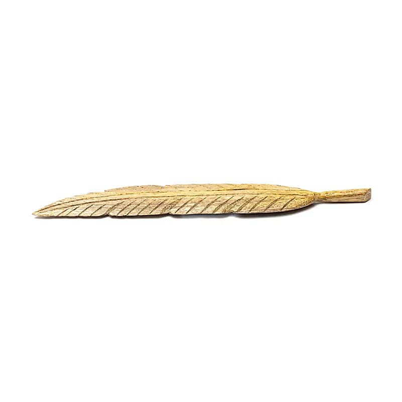 Mango Wood Smudge Feather | Smudging Ritual Accessory