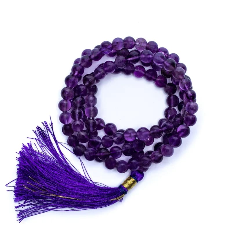 Amethyst Mala 108 beads