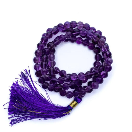 Amethyst Mala 108 beads