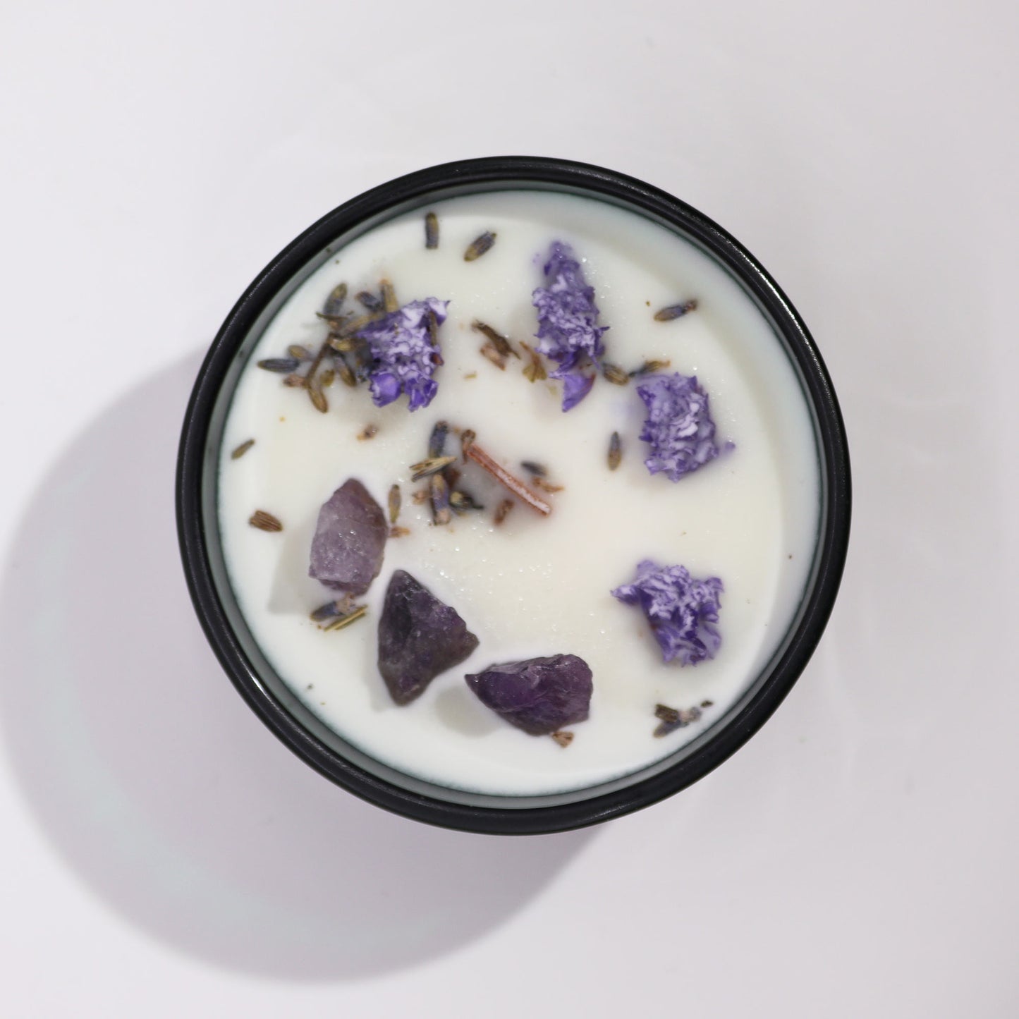 Hop Hare Kristall Magische Blumenkerze | Der Mond — Ruhe & Gelassenheit