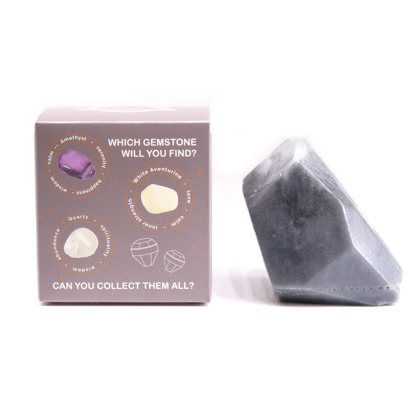 Crystal Elemental Soap Air – Handmade with Hidden Crystal for Cleansing & Freedom