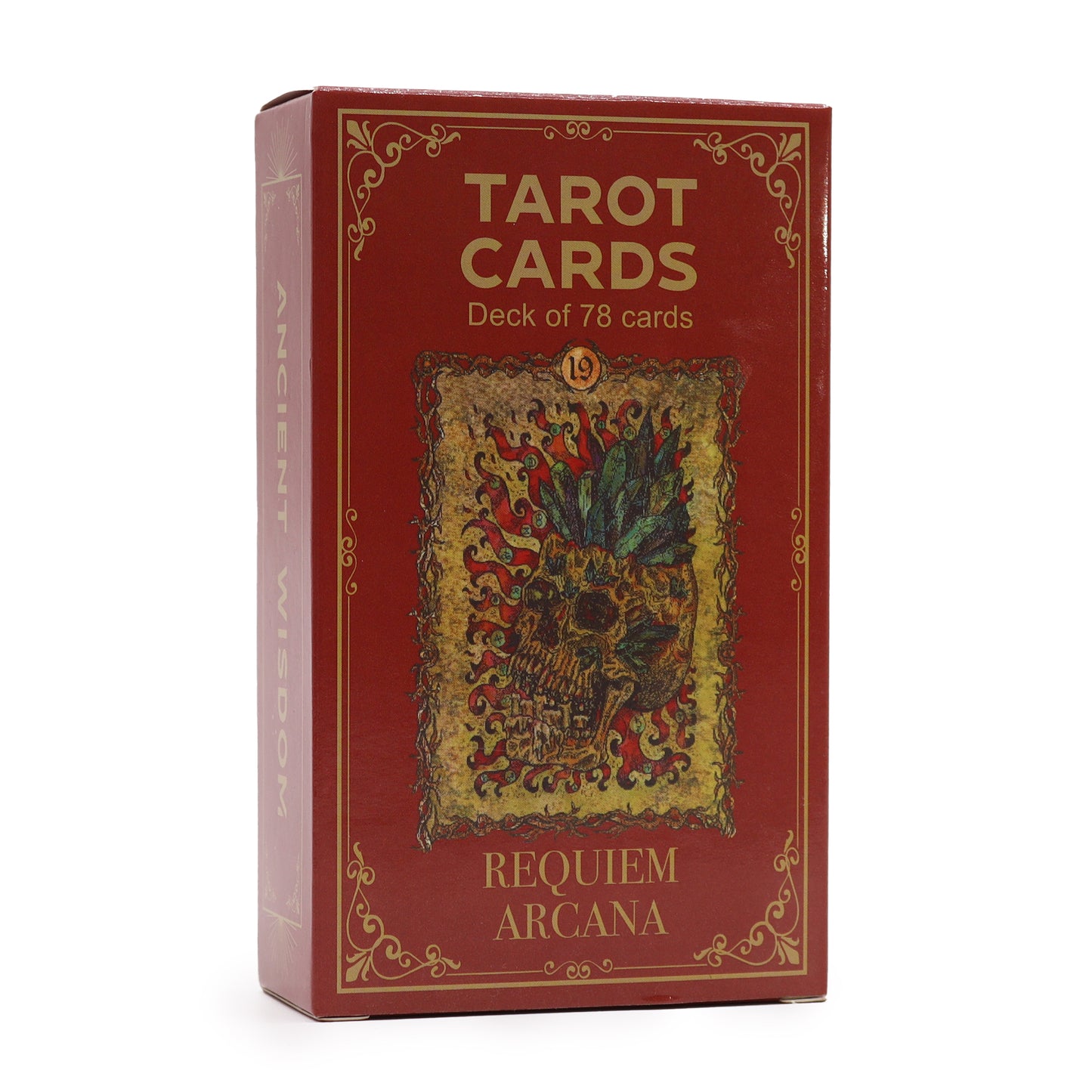 Requiem Arcana Tarot Cards with Guidebook – Gothic Tarot Deck 78 Cards