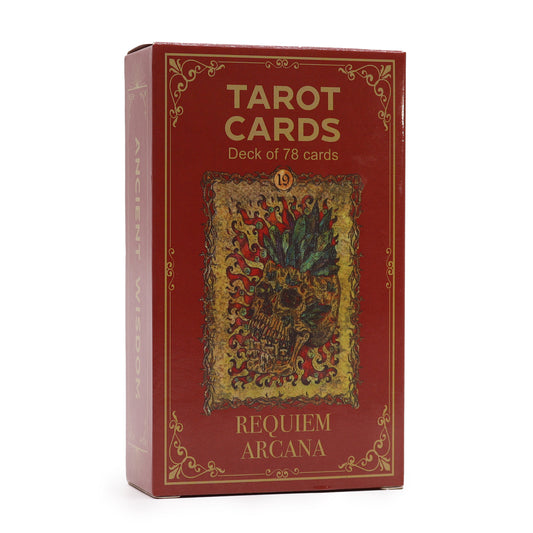 Requiem Arcana Tarotkarten mit Guide – Gothic Tarotdeck 78 Karten