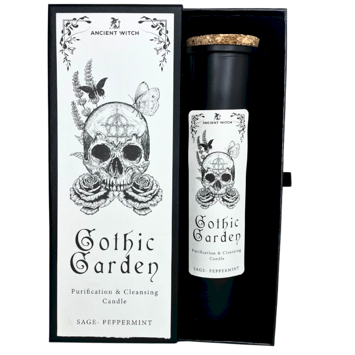 Ancient Witch Cleansing Candle | Gothic Garden — Deep Cleansing & Releasing