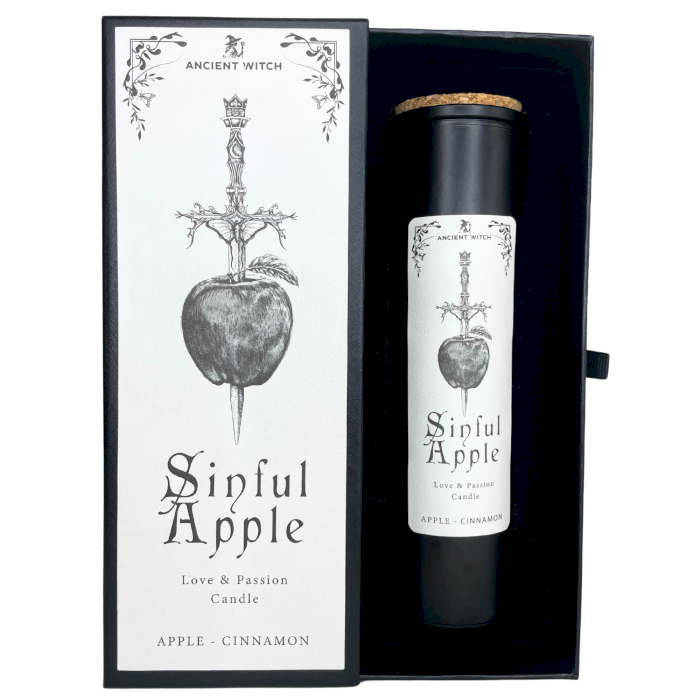 Ancient Witch Cleansing Candle | Sinful Apple — Awaken Passion & Forbidden Love