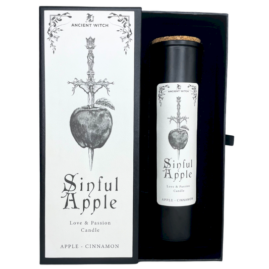 Ancient Witch Cleansing Candle | Sinful Apple — Awaken Passion & Forbidden Love