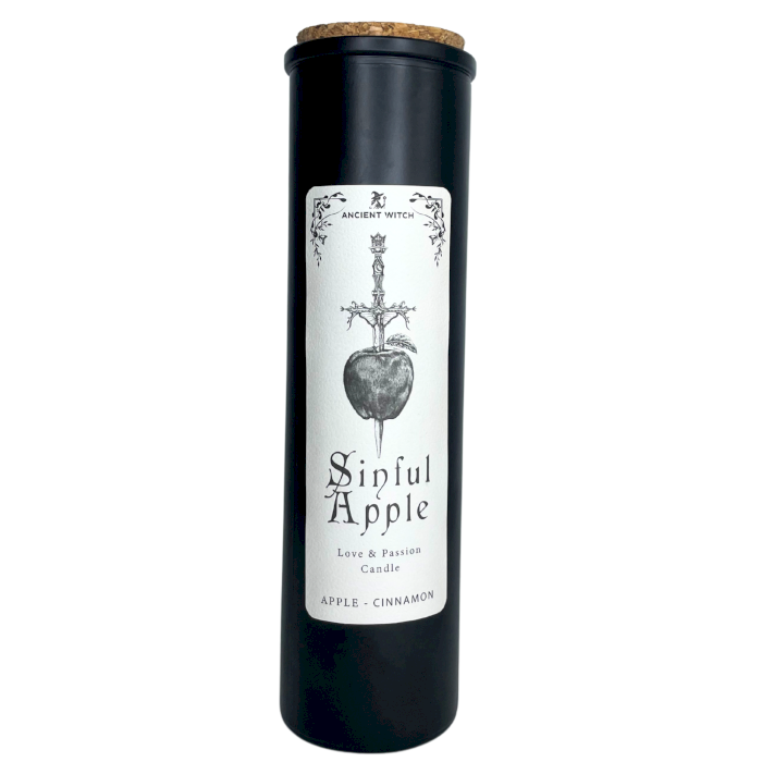 Ancient Witch Cleansing Candle | Sinful Apple — Awaken Passion & Forbidden Love