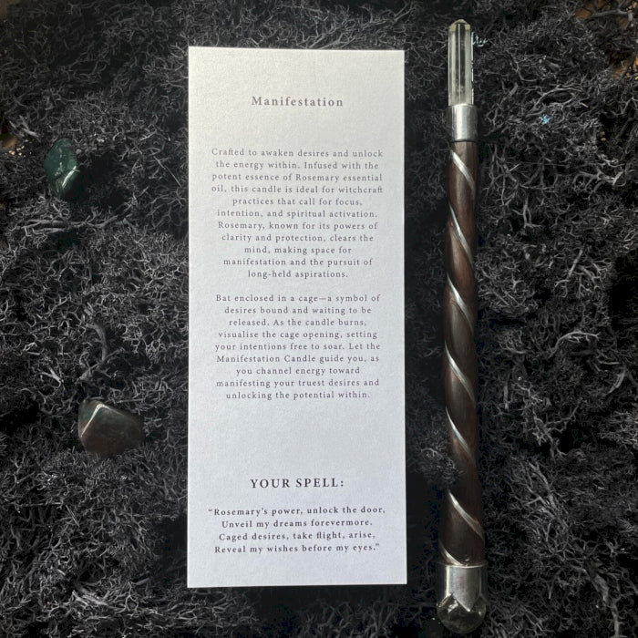 Ancient Witch Cleansing Candle | Gothic Garden — Deep Cleansing & Releasing